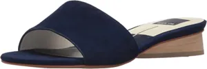 Dolce Vita Women's ADALEA Slide Sandal, Navy Suede, 8.5 M US