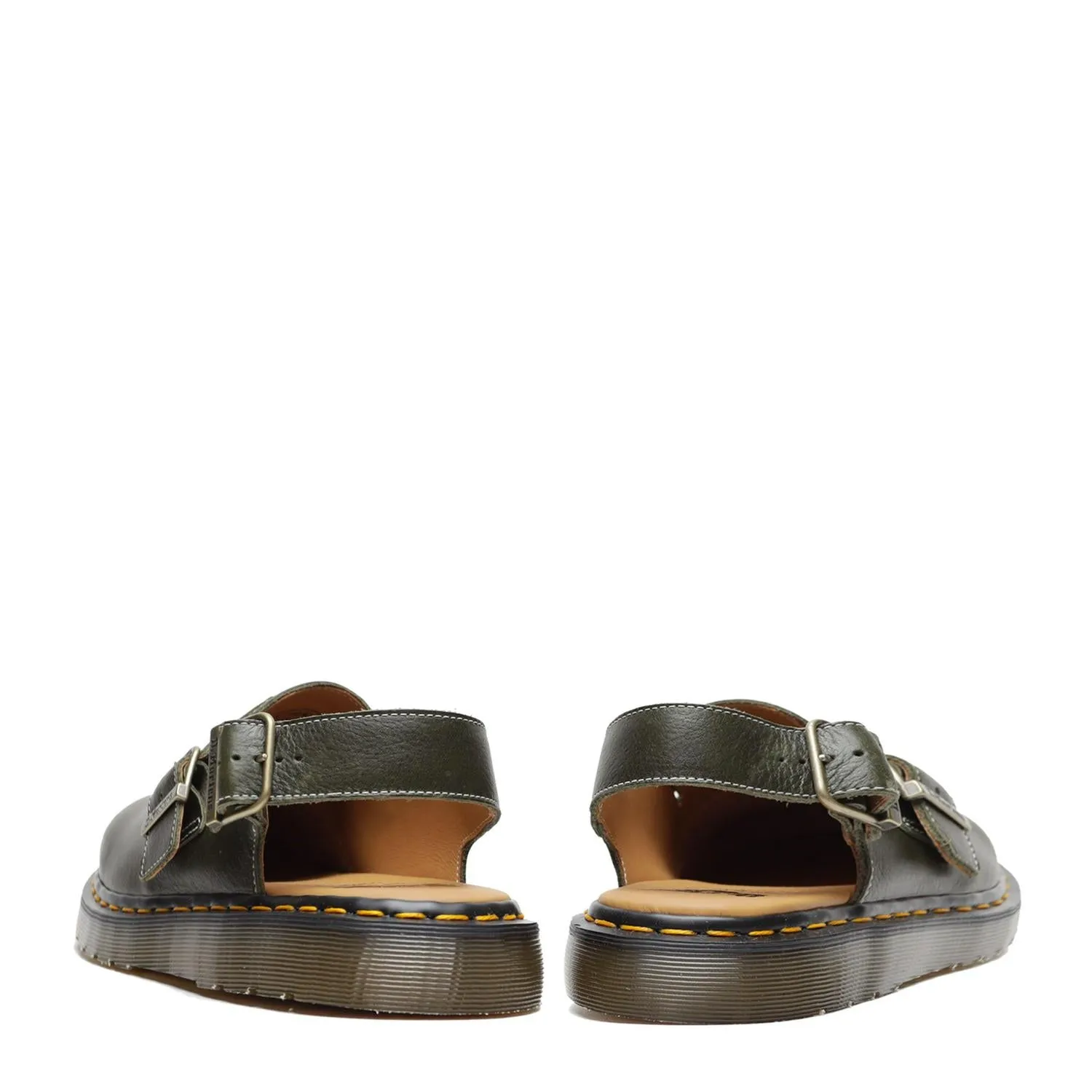 Dr. Martens Jorge Leather Mule Green Black Yellow 30939275 Shoe Sneaker Trainer