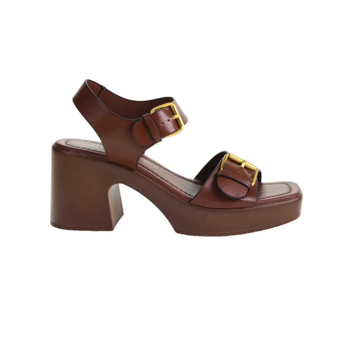 Drew platform sandal