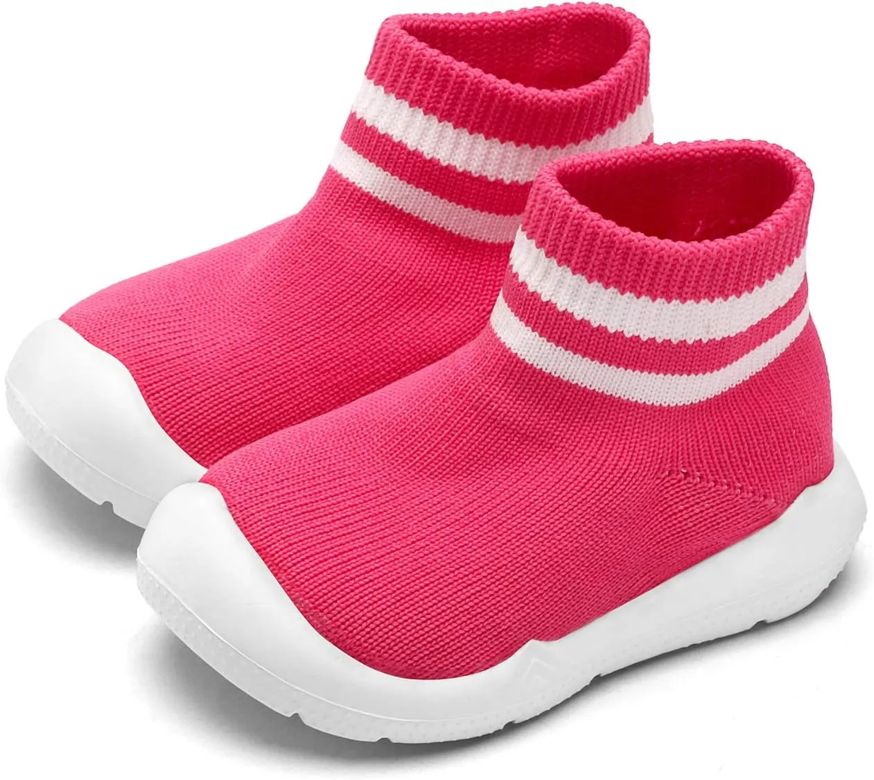 Engtoy Baby Shoes Baby Boy Girl Non-Skid Indoor Infant Walking Shoes Breathable Warm Elastic Sock Shoes with Memory Sole Protect Toes Sneakers