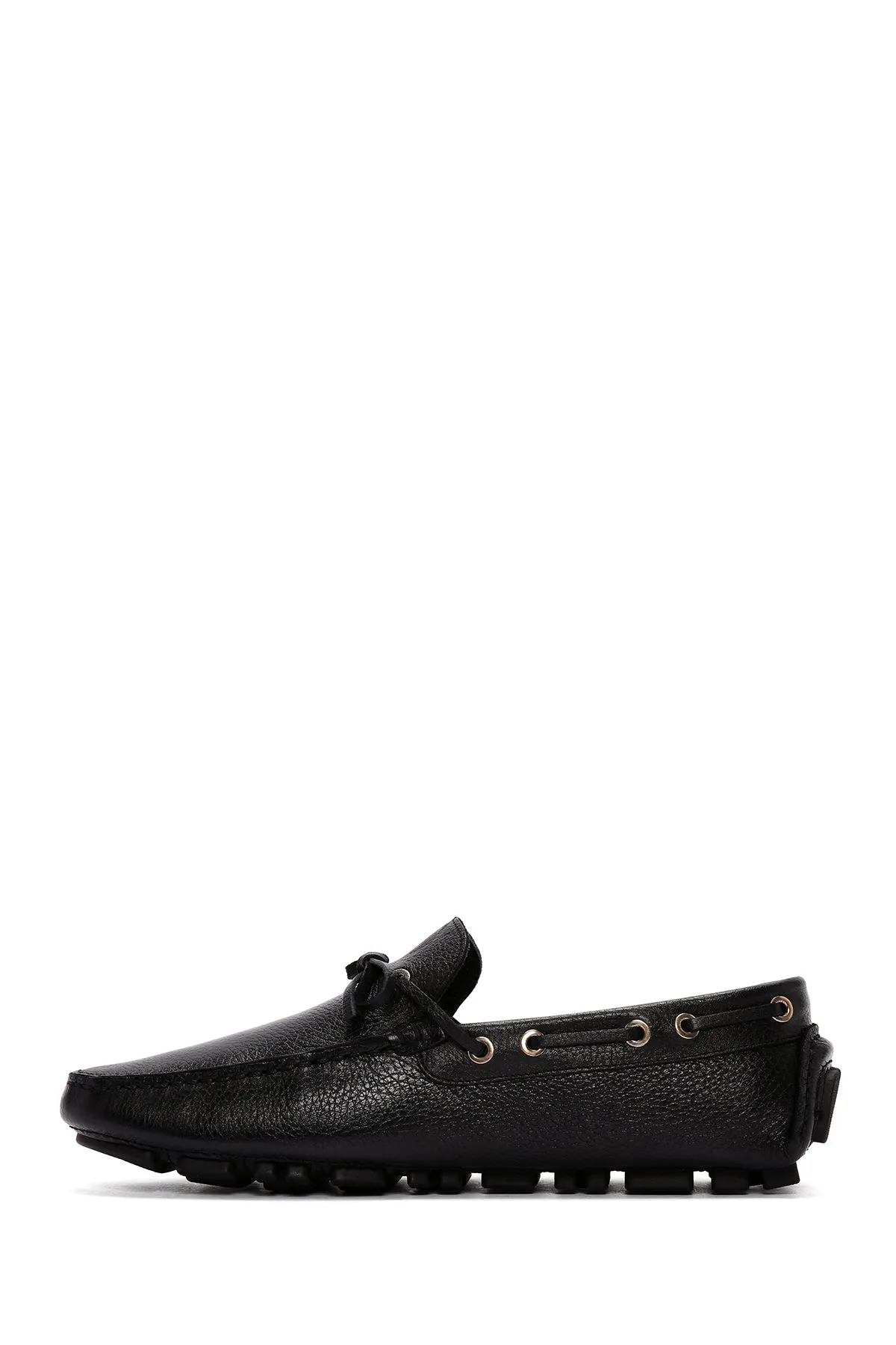 Erkek Siyah Deri Comfort Loafer