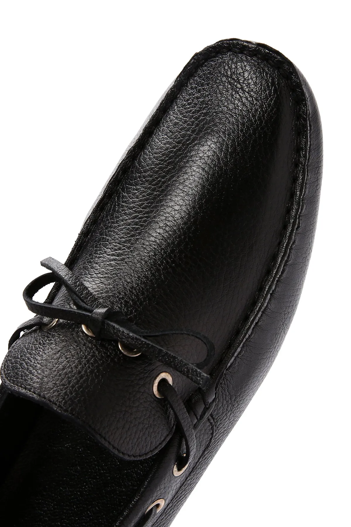 Erkek Siyah Deri Comfort Loafer