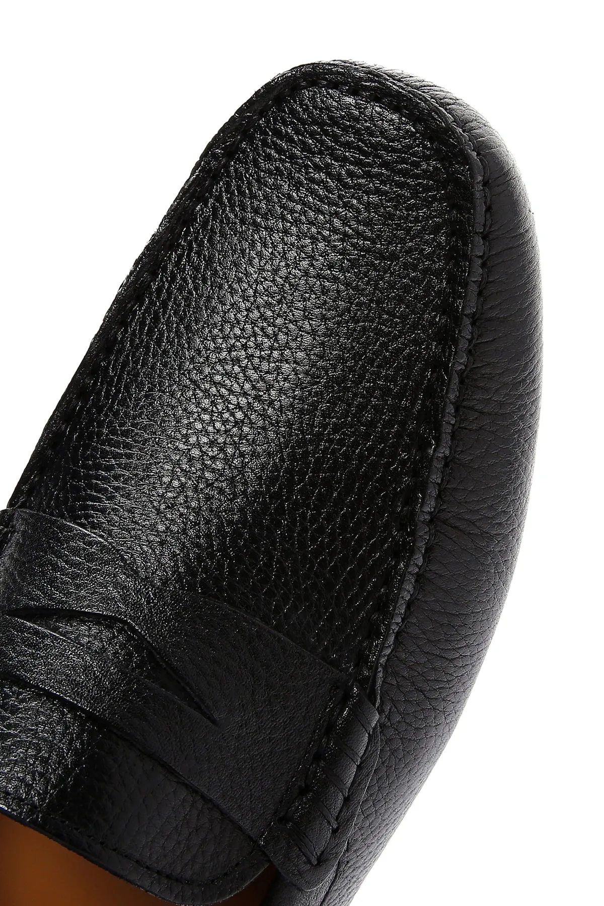 Erkek Siyah Deri Loafer