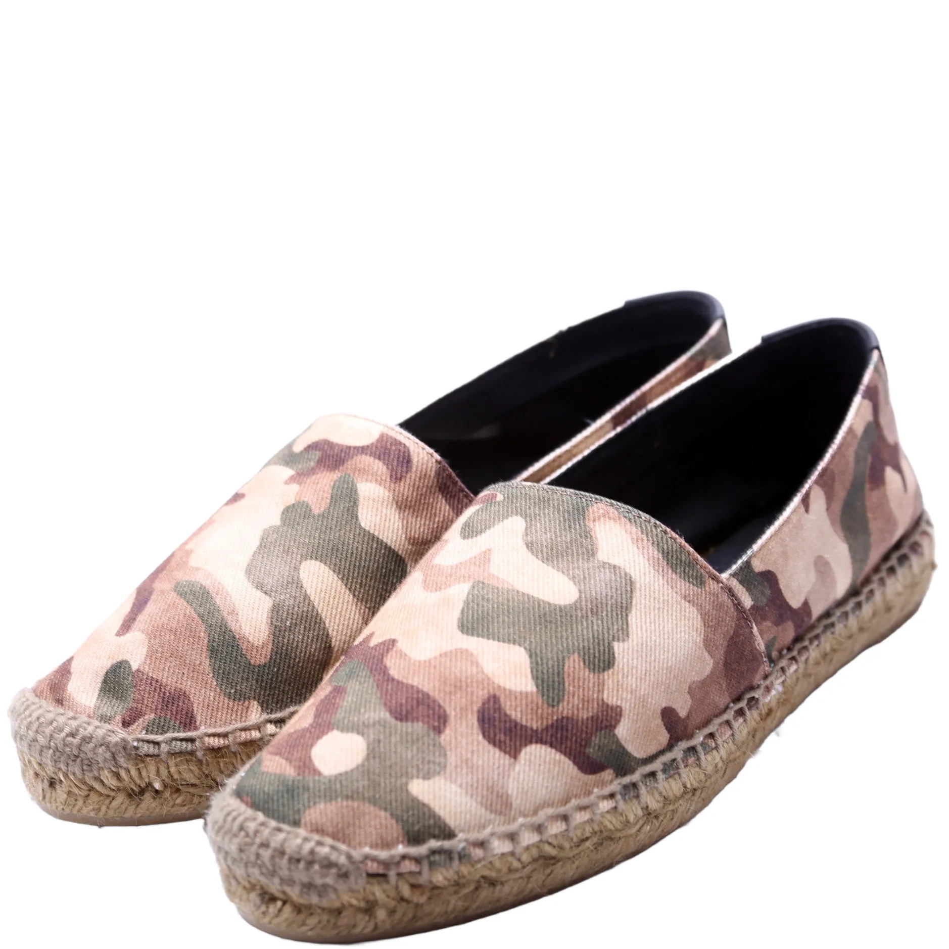Espadrille Camo Flats Size 38