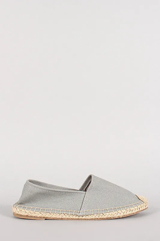 Espadrille Friendly Loafer Flat Breckelle High-security Canvas Skimmer