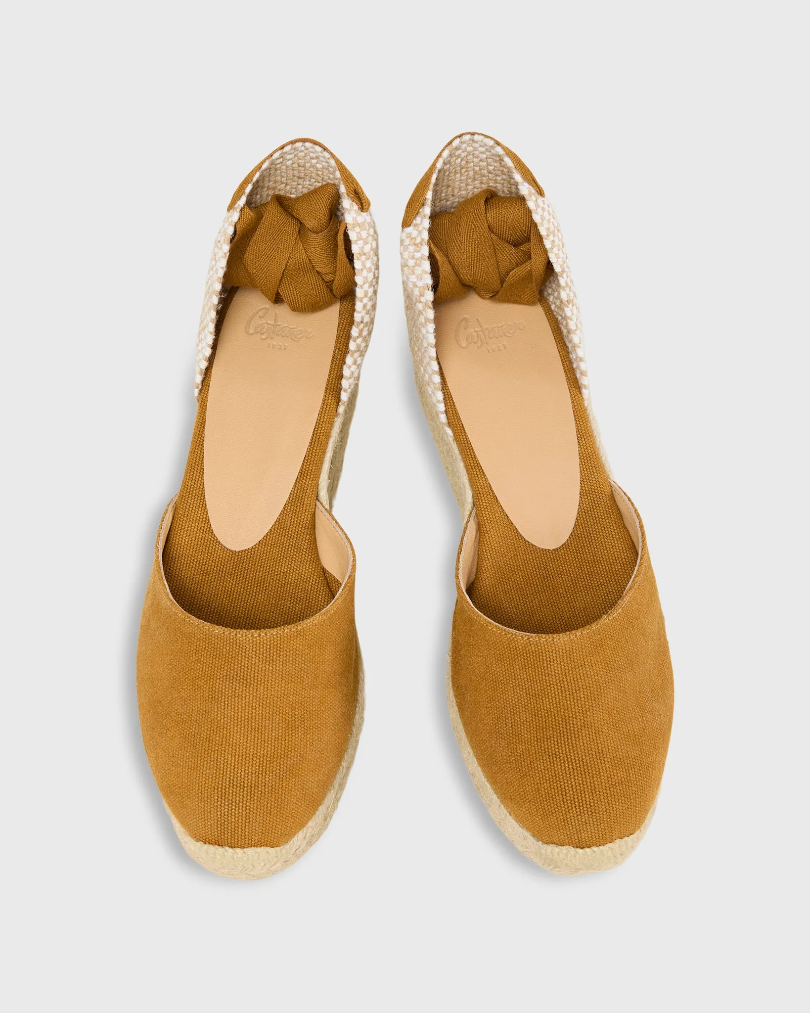 Extra Low Carina Espadrille in Amber Canvas
