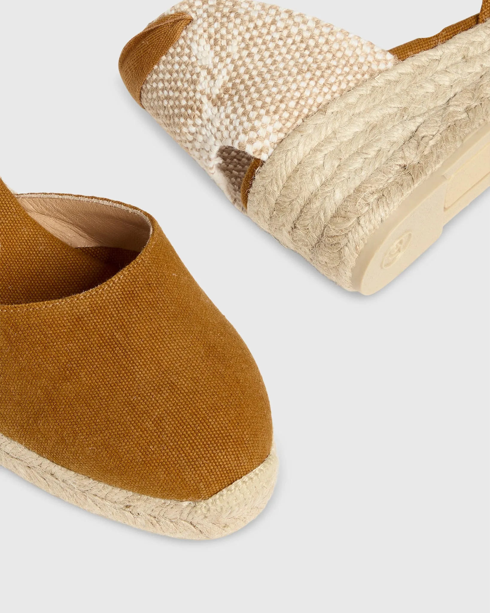 Extra Low Carina Espadrille in Amber Canvas