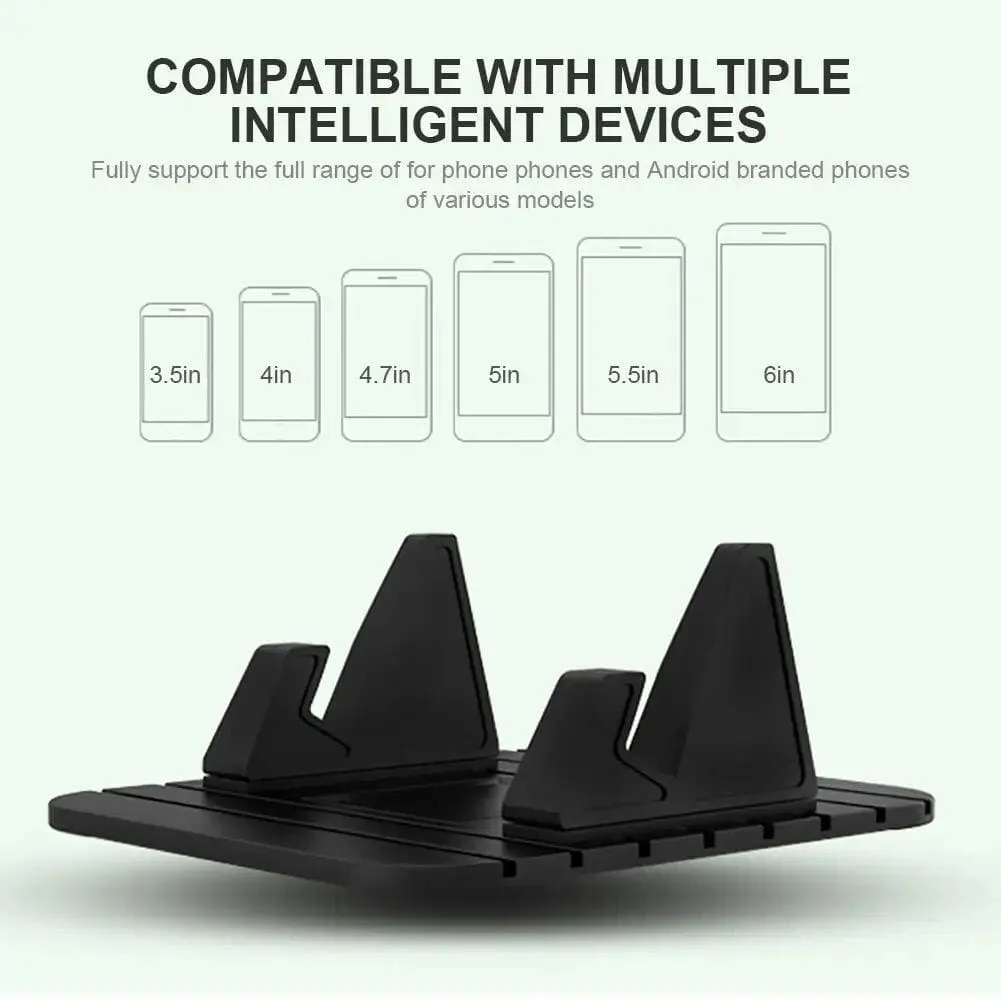 Fairy Car Mobile Holder, Universal Anti-slip Car Silicone Holder Mat Pad, Dashboard Stand For Phone, Mini Multifunction Mobile Desktop Car Stand, Portable Rubber Grip GPS Smartphone Holder