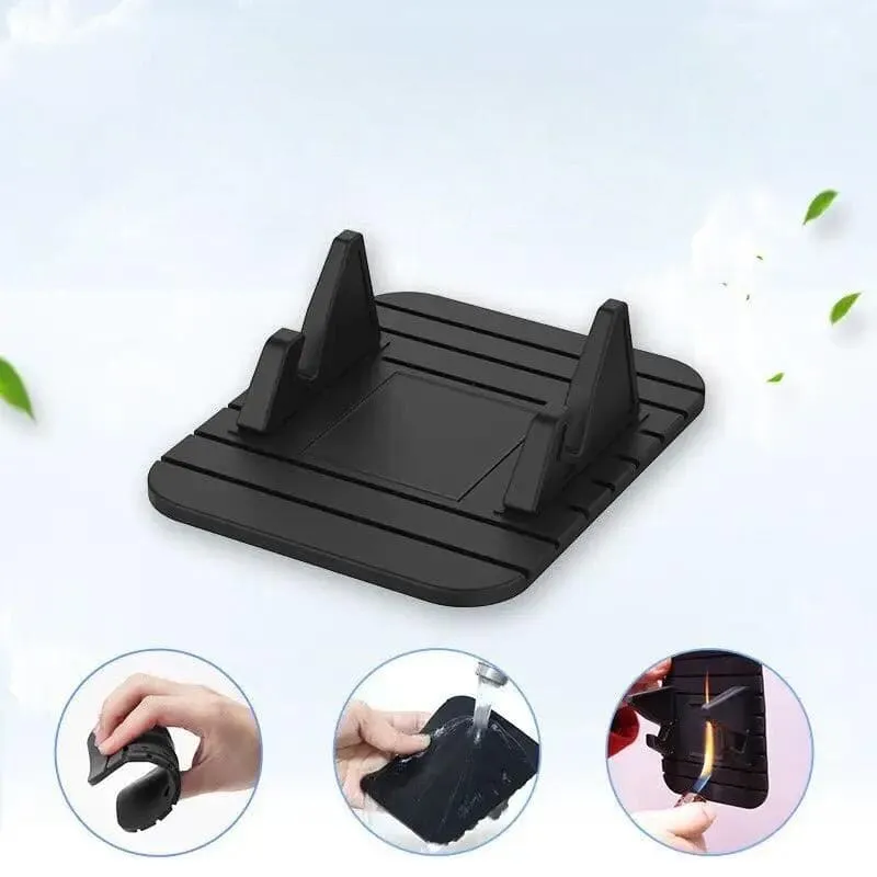 Fairy Car Mobile Holder, Universal Anti-slip Car Silicone Holder Mat Pad, Dashboard Stand For Phone, Mini Multifunction Mobile Desktop Car Stand, Portable Rubber Grip GPS Smartphone Holder
