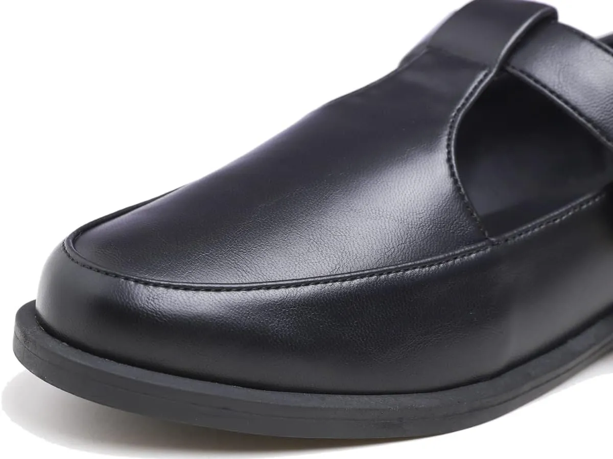 FEVERSOLE Women's Fashion Dress Comfort Low Heel Office Penny Loafer Flats