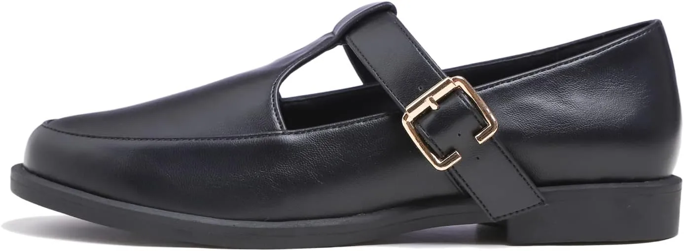 FEVERSOLE Women's Fashion Dress Comfort Low Heel Office Penny Loafer Flats