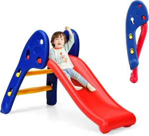 Fireflowery Toddler Slide - ASTM Approved Folding Baby Slide, Freestanding Climber for Indoor & Outdoor Play, Easy Setup, Ages 1-3, 43.5''L*15.5''W*27.5''H