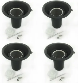 Fit For Honda VT1100C2 Shadow A.C.E. 1995-1999 1996 1997 1998 4PCS Motorcycle Rubber Carburetor Membrane Plungers, Carb Slide Vacuum Diaphragm Valve Piston with Kits