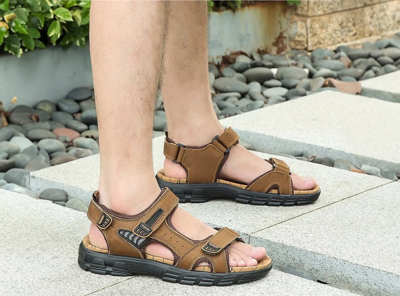 FitVille Herren ExploreEase Sandalen