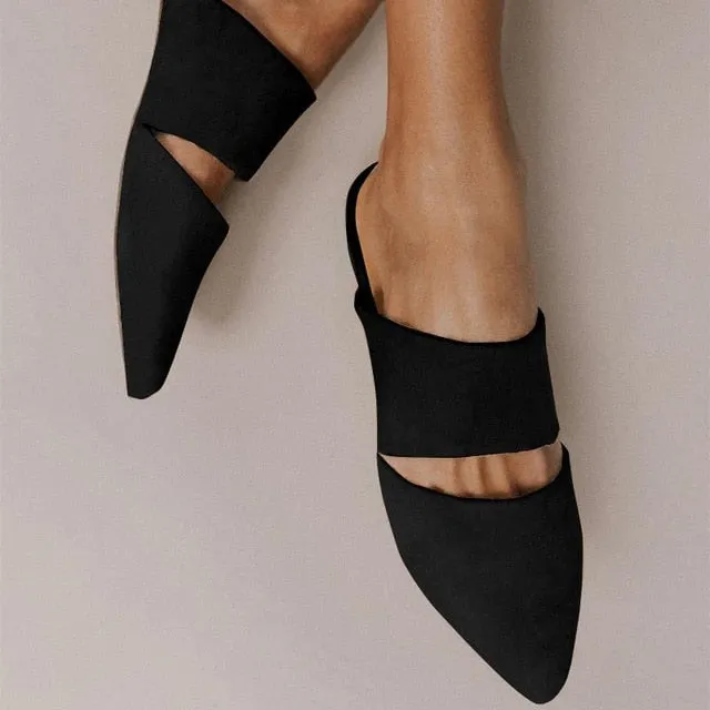 Flat Slipper Leopard Flexible Mule Special edition