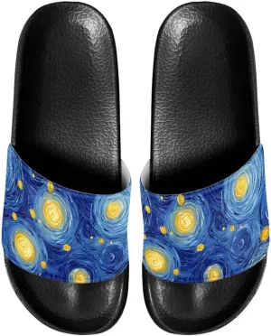 Footwear for Womens Open Toe Athletic Sandals Anti-Slip Sole Slide Sandals Pillow House Flat Shoes Comfoy