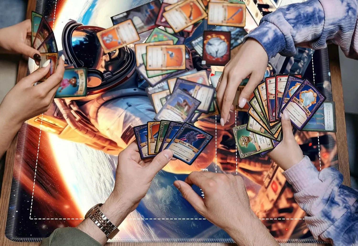 for MTG Playmat,Card Playmat Stitched with Magic Zone for MTG Card Game Playing,(35.5x19.7 in) Card Playmats Smooth Cloth Surface Non-Slip Silicone Bottom Battle Game Mat-Music Piano Key