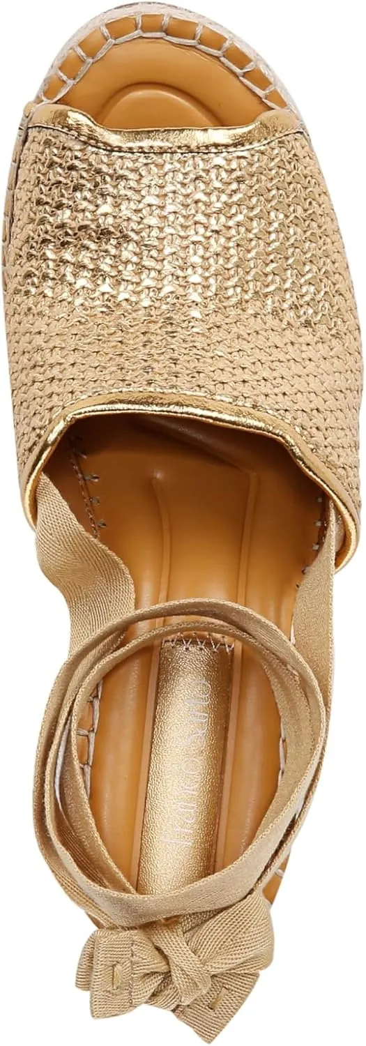 Franco Sarto Women's Sierra Lace Up Espadrille Wedges Sandal