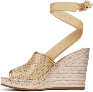 Franco Sarto Women's Sierra Lace Up Espadrille Wedges Sandal