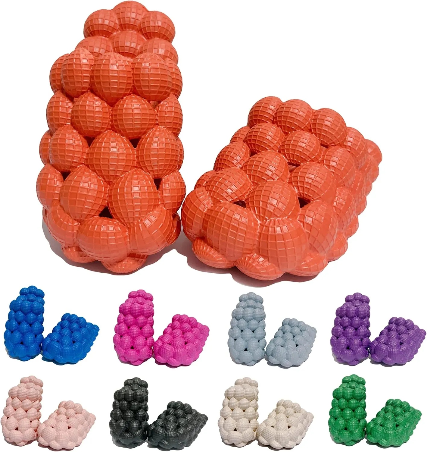 Fun Lychee Bubble Slippers Reflexology AntiSlip Massage Slippers Men's Women's Bubble Slippers