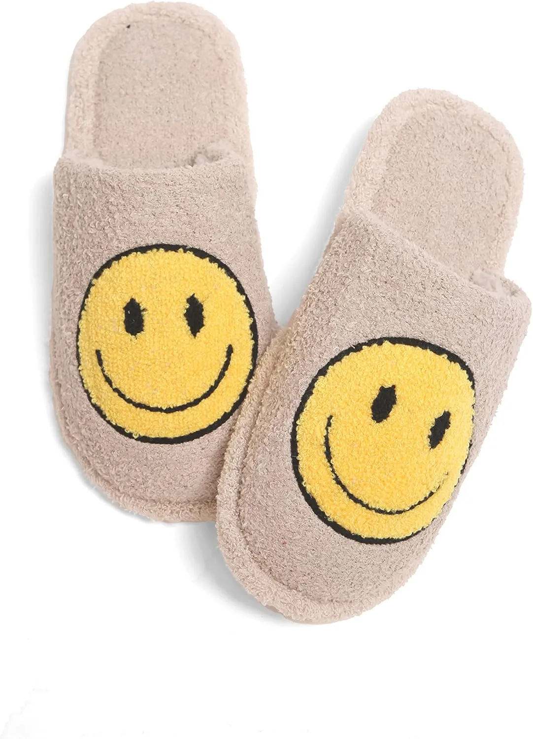 Funky Junque Cozy Microfiber Women's Slippers with Non-Slip Sole - Easter Designs, Spring Patterns