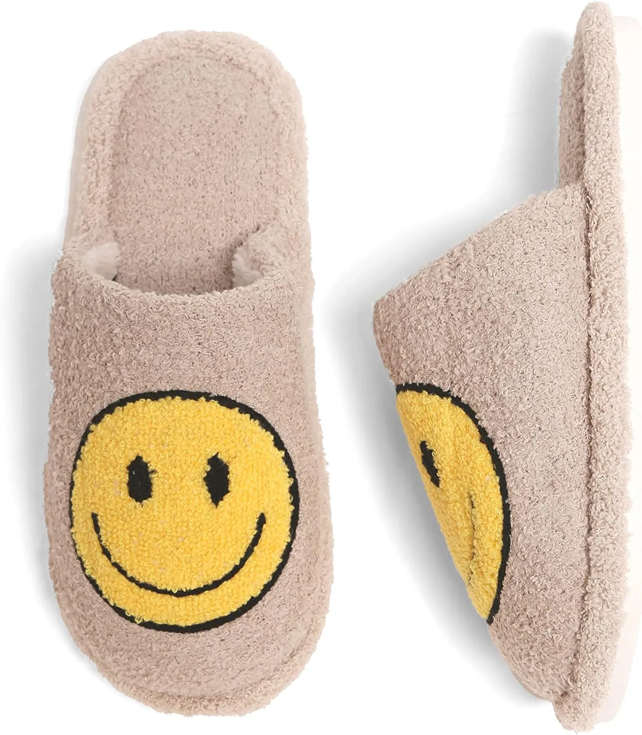Funky Junque Cozy Microfiber Women's Slippers with Non-Slip Sole - Easter Designs, Spring Patterns