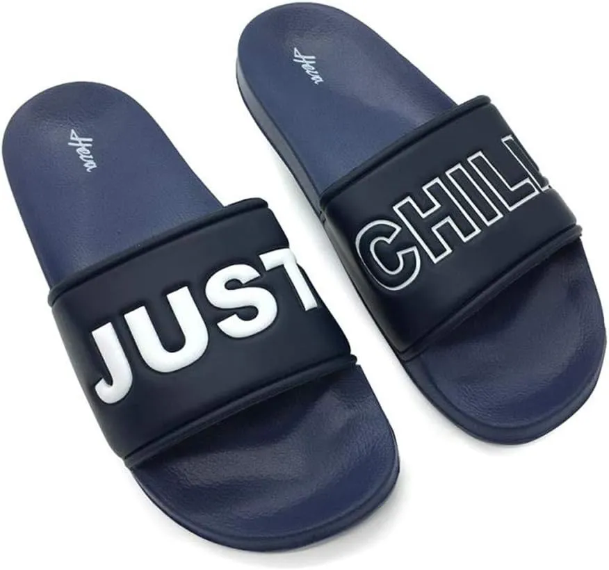FUNKYMONKEY Men's Casual Sandal Slippers Outdoor Indoor Slide for Men