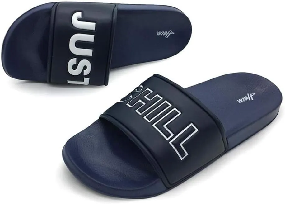 FUNKYMONKEY Men's Casual Sandal Slippers Outdoor Indoor Slide for Men