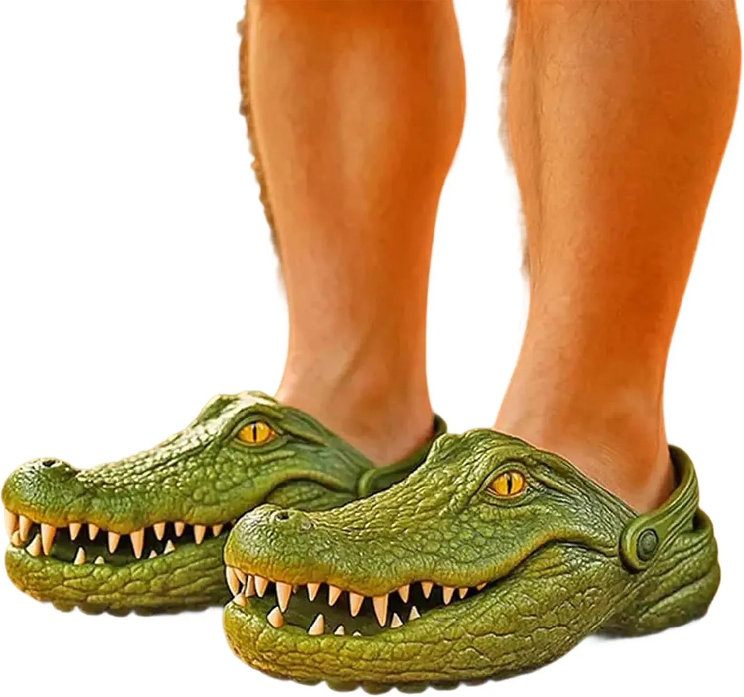 Funny Croc Slippers, Comfortable Animal Shaped House Shoes for Men & Women, Soft Indoor Outdoor Slides, Lightweight & Breathable Unisex Slippers for Adults.