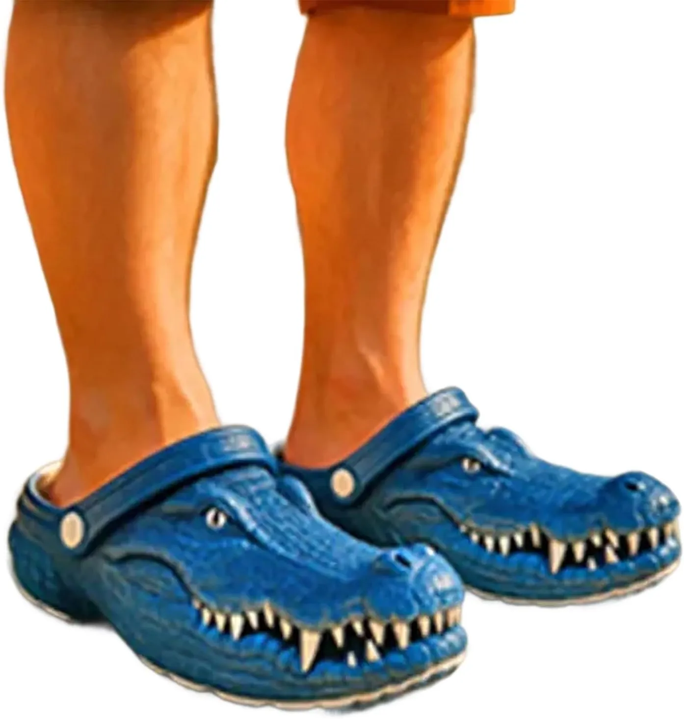 Funny Croc Slippers, Comfortable Animal Shaped House Shoes for Men & Women, Soft Indoor Outdoor Slides, Lightweight & Breathable Unisex Slippers for Adults.