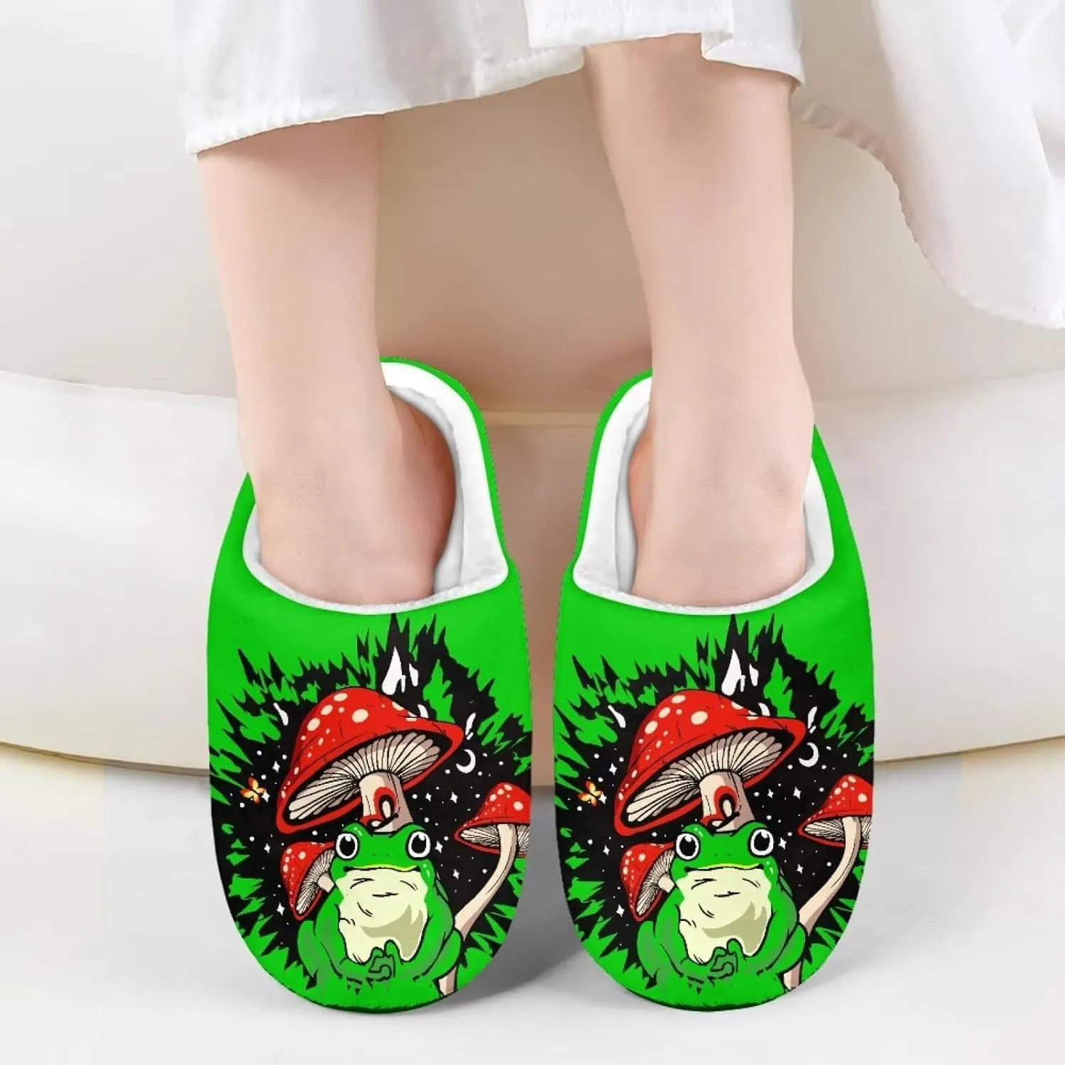 Girls Plush Slippers Winter Comfy Fluffy Shoes Lightweight Warm Slippers for Kids Non Slip Bedroom Soft Indoor House Slippers US Size 9-15