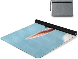 Goat Yoga Mat for Women Men, Non Slip Exercise Mat Portable Travel Workout Mat with Storage Bag for Home Yoga, Pilates, Fitness 71x 26 Inch