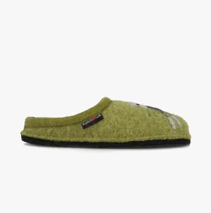 Haflinger CUCHO Womens Slippers Green