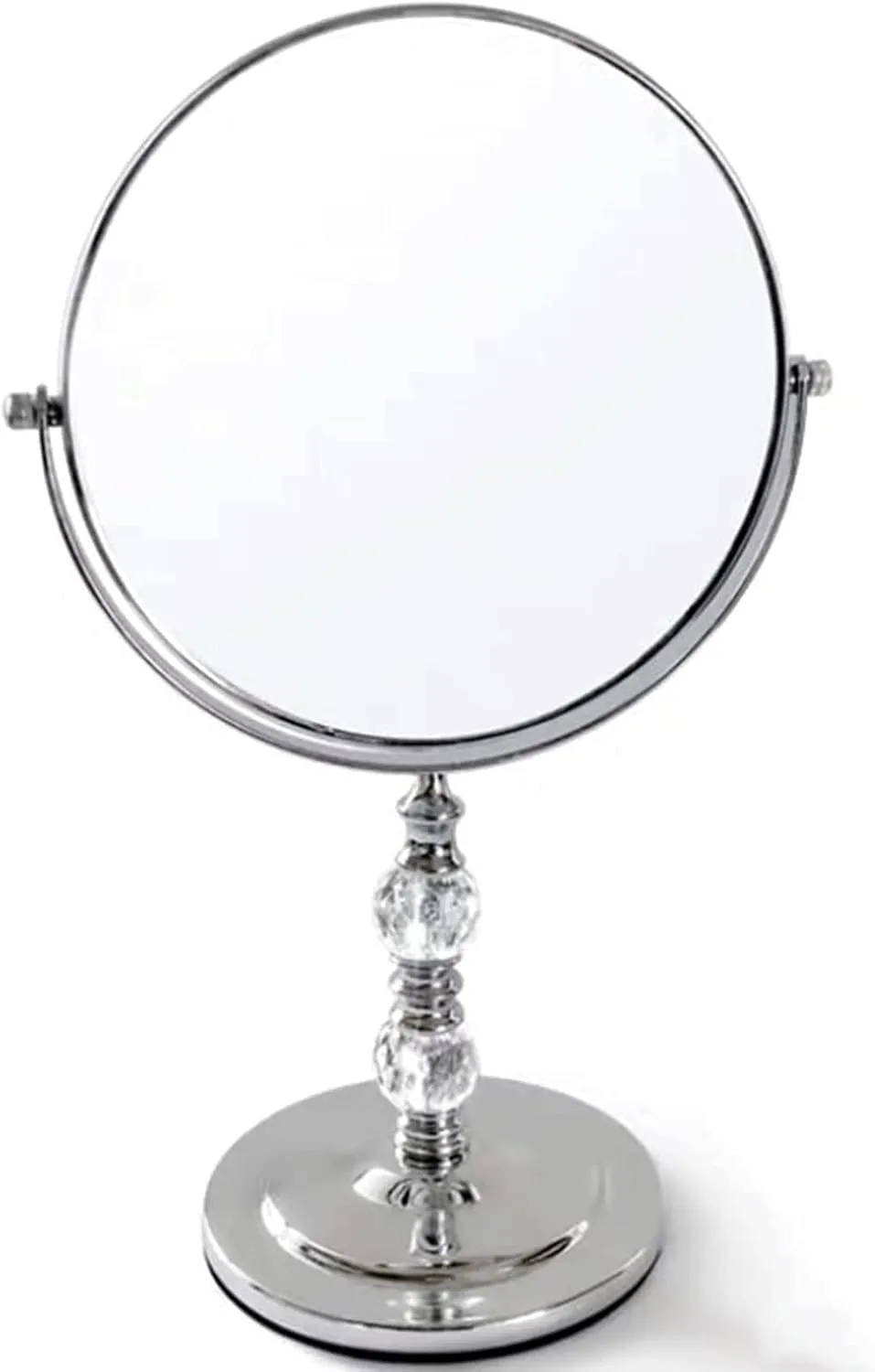 Hand Mirror, Mirror Double-Sided Makeup Mirror, 360° Rotating Magnifying Vanity Mirror, Makeup Beauty Tools Cosmetic Mirror for Home Dormitory Beautiful(7Inch)