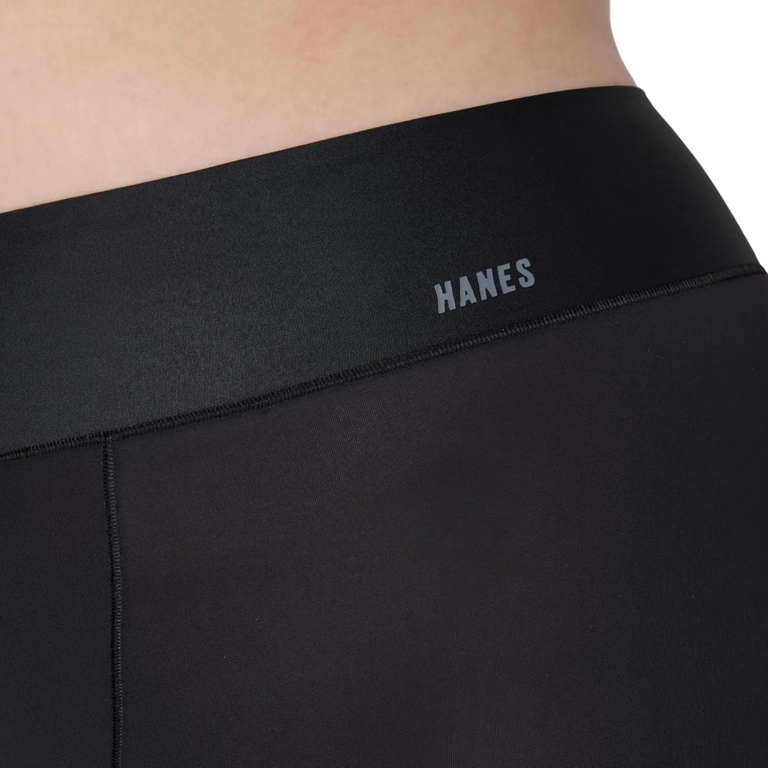 Hanes Women's Moves Underwear, Anti-Chafe Slip Shorts, Microfiber Slip Shorts for Women, 2-Pack