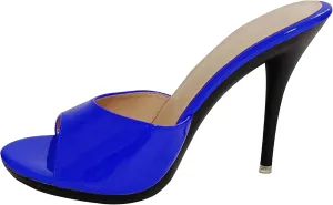 Hanfike Slide Heel Sandals Women Dressy Stiletto Slip on Slide Shoes