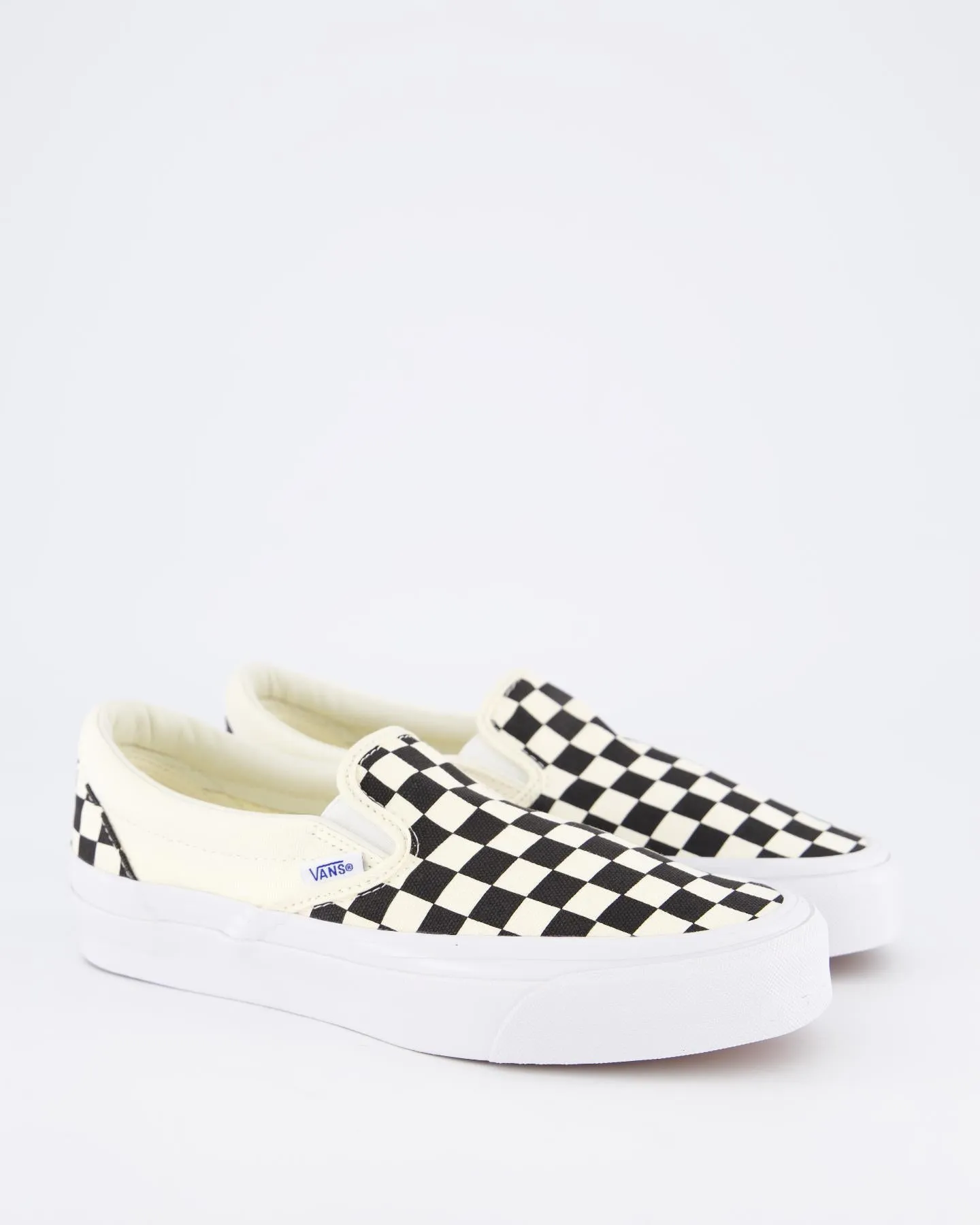 Heren Slip-On Reissue 98 Zwart/Wit