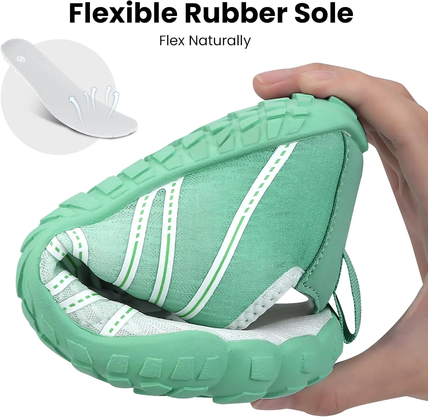 Hike Barefoot Water Shoes Women Men, Pro Grounded Footwear Womens Mens Breathable Wide Toe Box Grounding Unisex for Outdoor Beach Swim Pool Hiking Kayaking Surfing