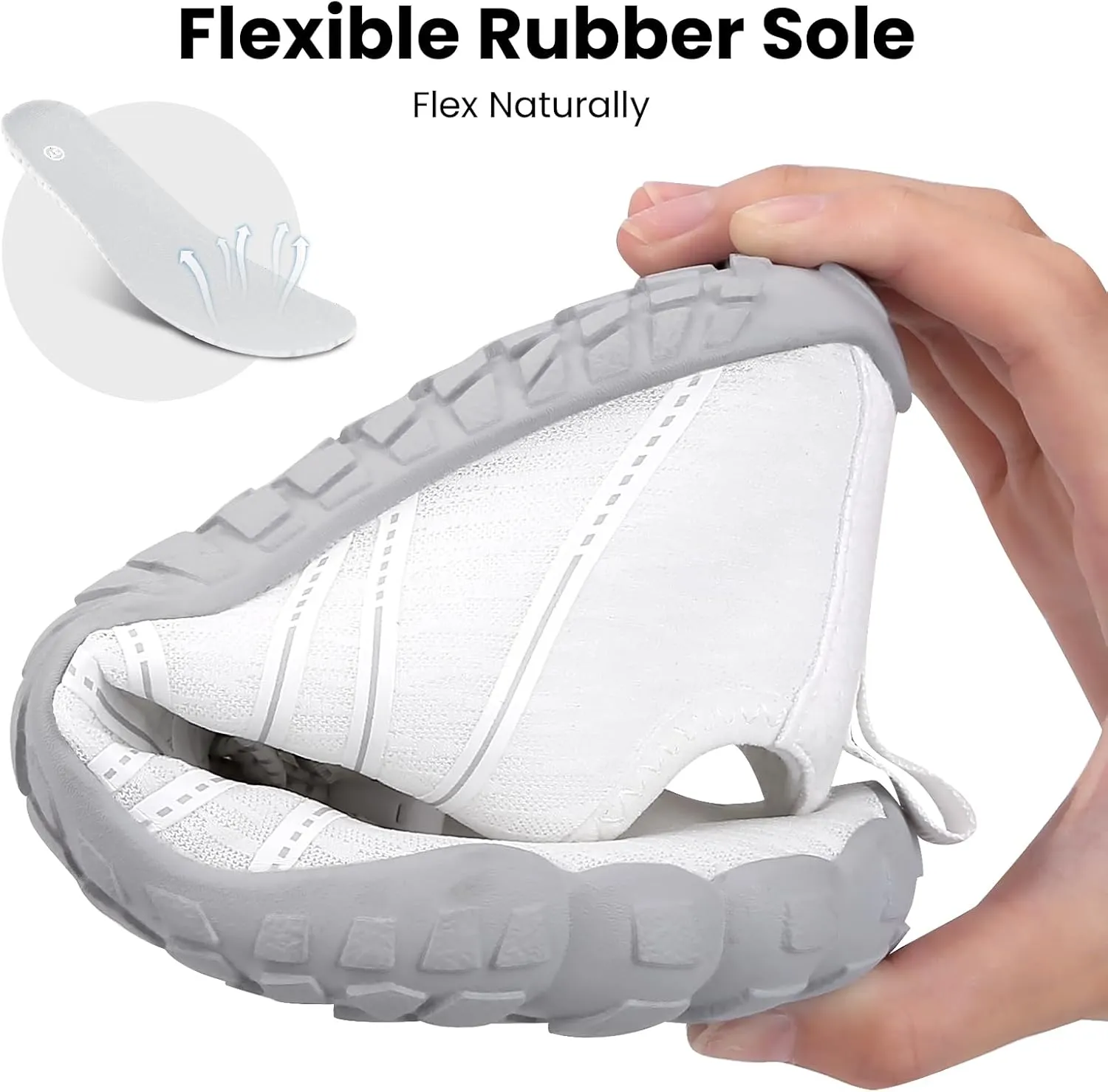 Hike Barefoot Water Shoes Women Men, Pro Grounded Footwear Womens Mens Breathable Wide Toe Box Grounding Unisex for Outdoor Beach Swim Pool Hiking Kayaking Surfing