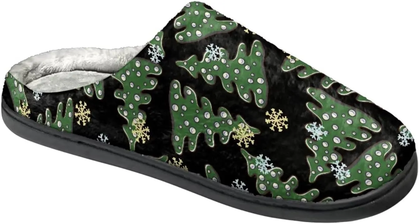 House Home Slippers for Women Men, Spa Slippers Casual Cloesd Toe Indoor Slippers Cozy Warm Bedroom Shoes Indoor Slide