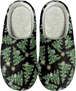 House Home Slippers for Women Men, Spa Slippers Casual Cloesd Toe Indoor Slippers Cozy Warm Bedroom Shoes Indoor Slide