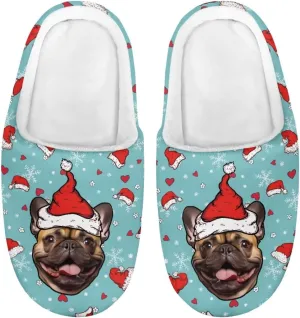 Howilath Boys Girls Warm Slippers Animals Print Kids Winter Indoor Household Shoes