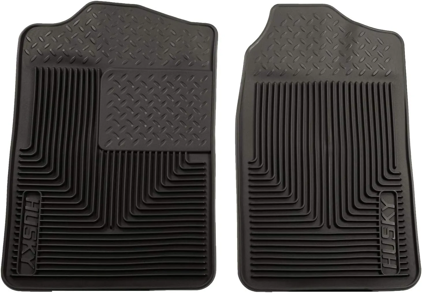 Husky Liners - Heavy Duty Front Floor Mats | 1988 - 1999 Chevrolet C1500/K1500, 1988 - 2000 Chevrolet C2500/K2500 , Black | 51011