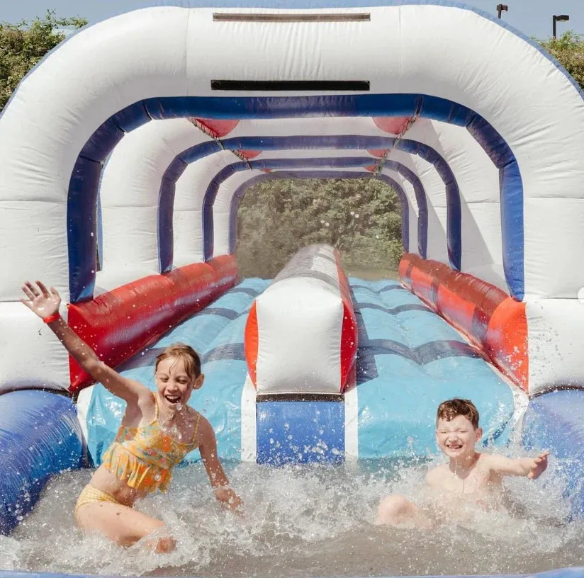 Inflatable Slip N Slide Combo with Pool for Backyard Fun
