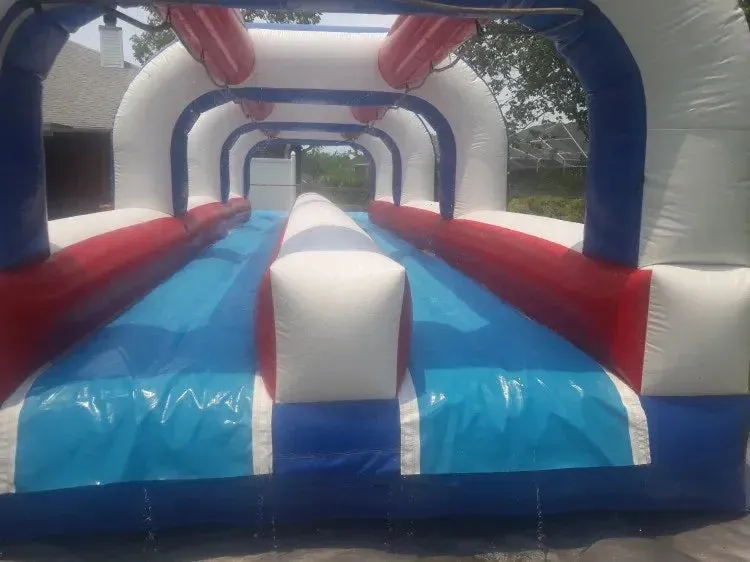 Inflatable Slip N Slide Combo with Pool for Backyard Fun