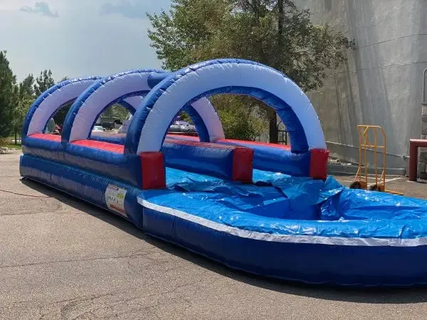 Inflatable Slip N Slide Combo with Pool for Backyard Fun