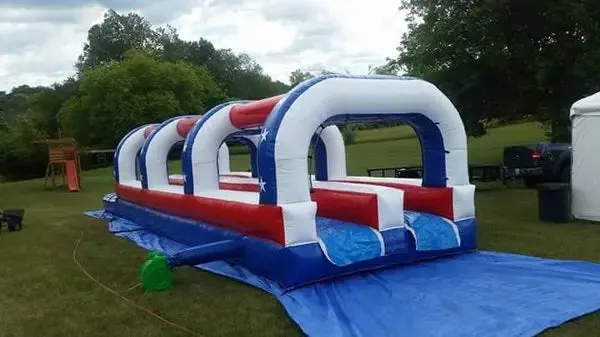 Inflatable Slip N Slide Combo with Pool for Backyard Fun