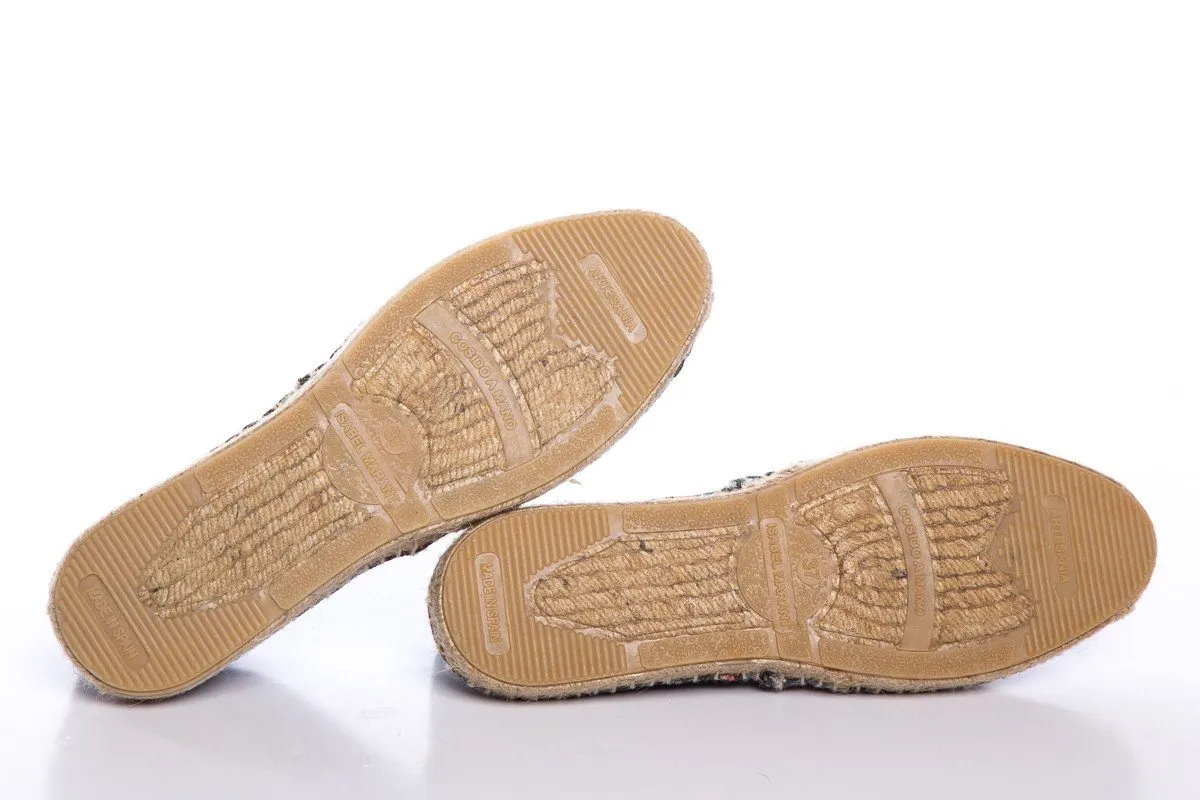 Isabel Marant Étoile Navy Floral Espadrilles SZ 37