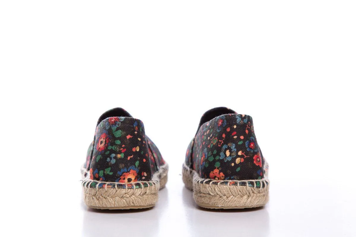 Isabel Marant Étoile Navy Floral Espadrilles SZ 37