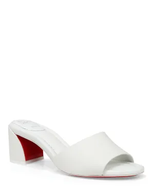 Jane 55 Mule in Bianco